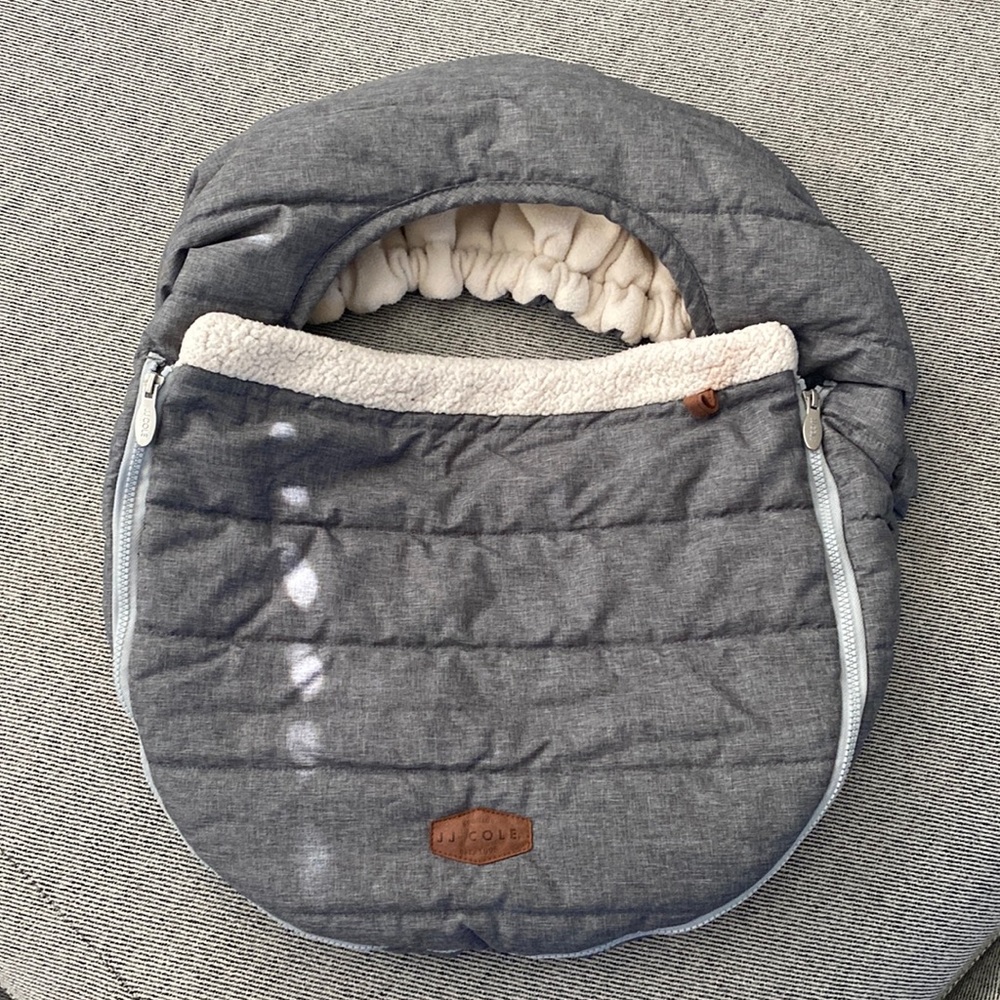JJ Cole Baby Car Seat Cover, Blanket-Style Baby Stroller & Baby Carrier Cover